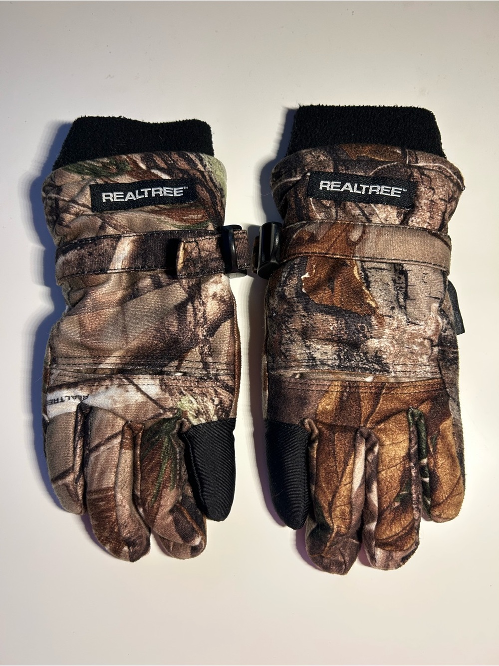 Realtree Youth Brown Camo Hunting Gloves
